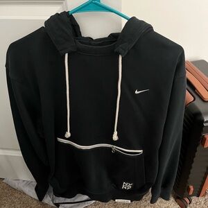 Nike Dri-FIT Black and White Hoodie